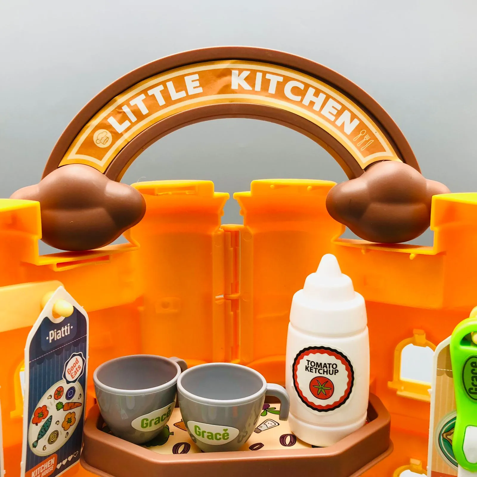 45Pcs Little Castle Kitchen Pretend Play House Set