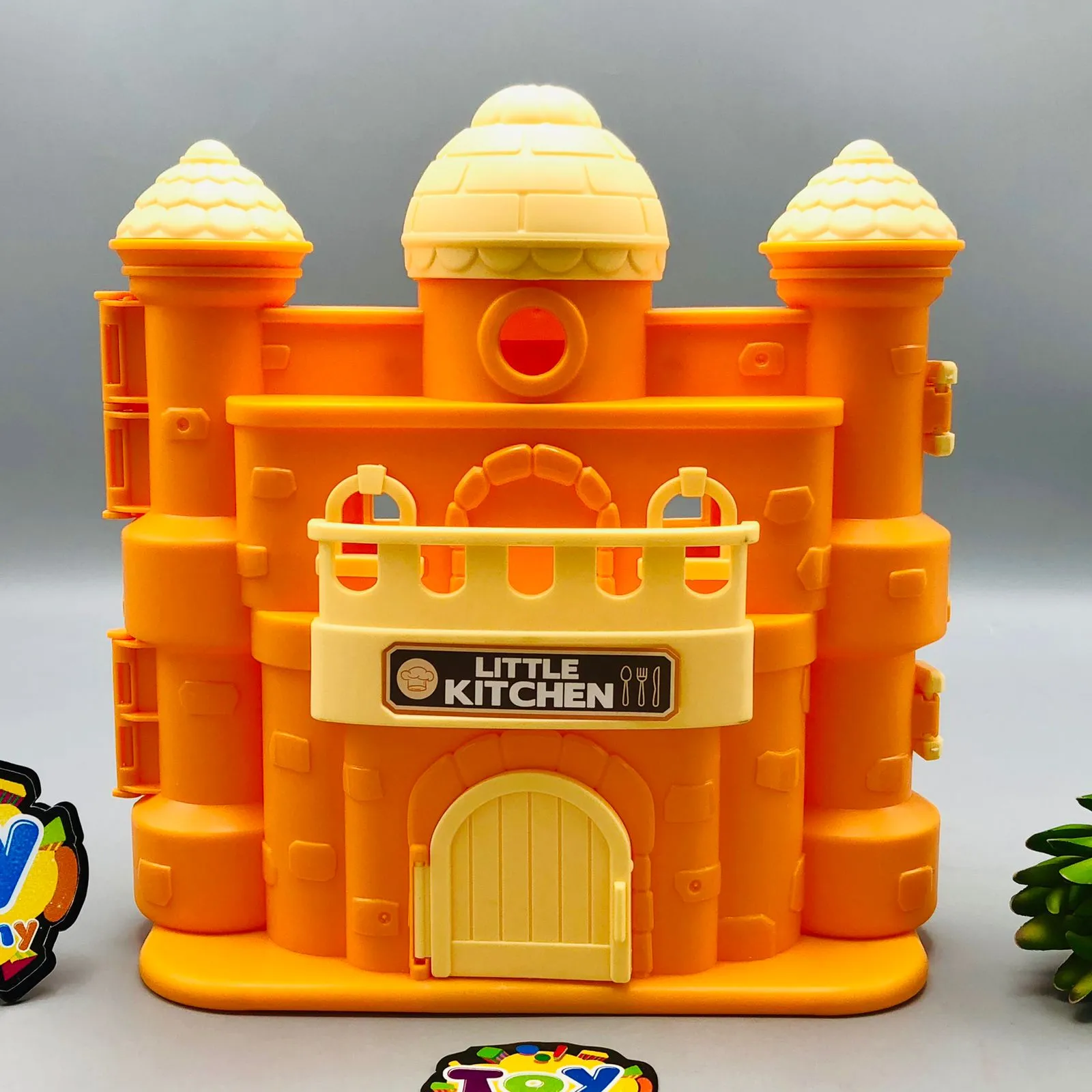 45Pcs Little Castle Kitchen Pretend Play House Set