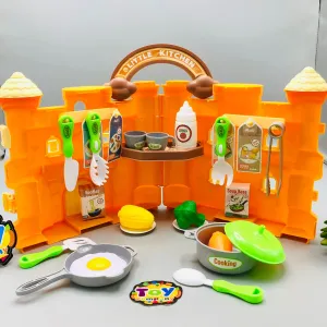 45Pcs Little Castle Kitchen Pretend Play House Set