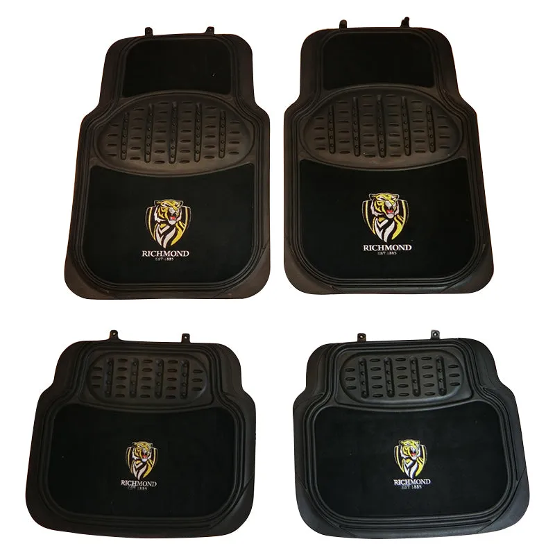 AFL Floormats Richmond Tigers Set Of 4