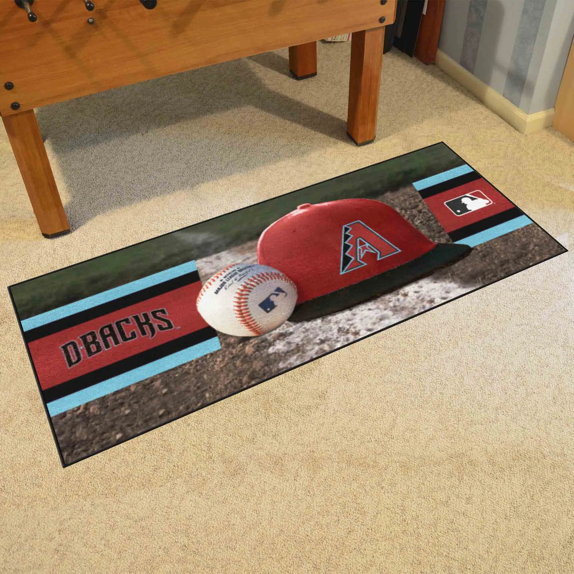 Arizona Diamondbacks Baseball Runner Rug - 30in. x 72in.