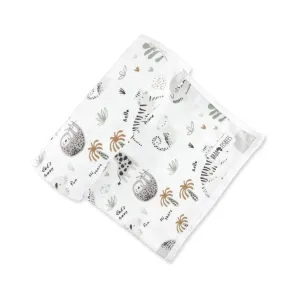 BABY BLANKET - HI THERE WHITE