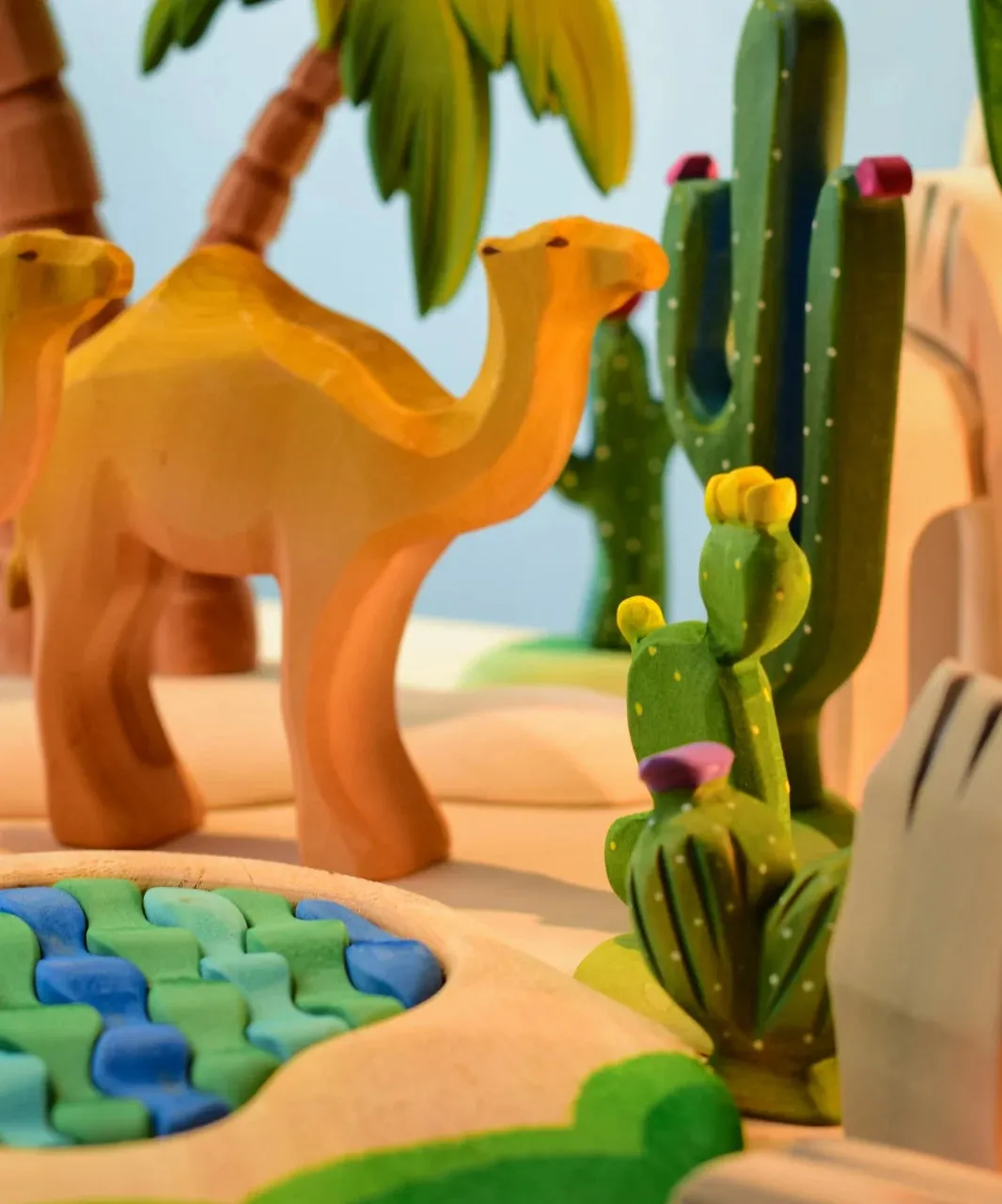 Bumbu Wooden Pin Cushion Cactus