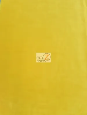 Canary Yellow Minky Solid Baby Soft Fabric