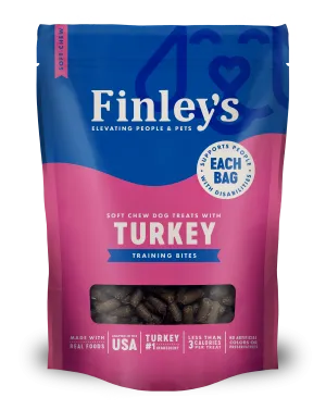 Finley's Turkey Recipe Soft Chew Training Bites