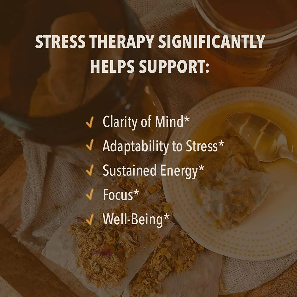 For The Biome, Stress Therapy | Clinically Proven to Relieve Stress | Organic Fast-Acting Herbal Formula