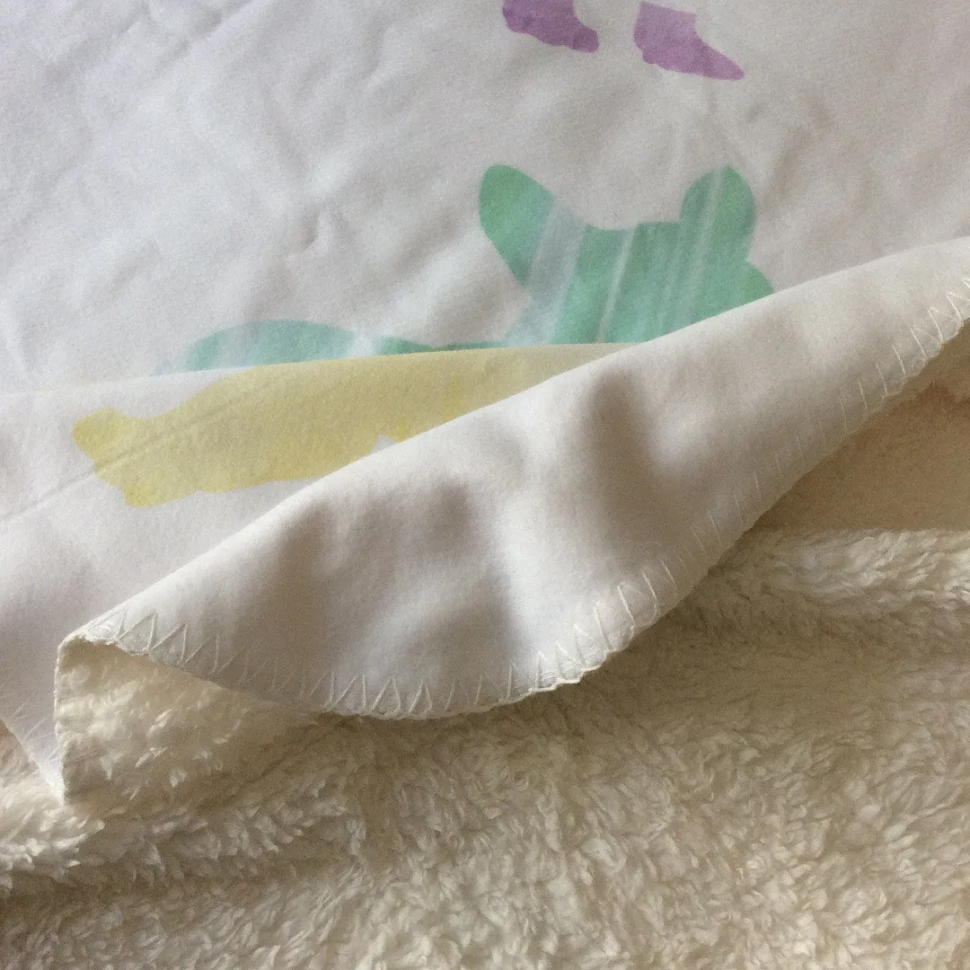 Frenchie Blanket | Frenchiestore | French Bulldogs in Watercolors