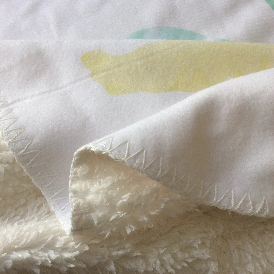 Frenchie Blanket | Frenchiestore | French Bulldogs in Watercolors