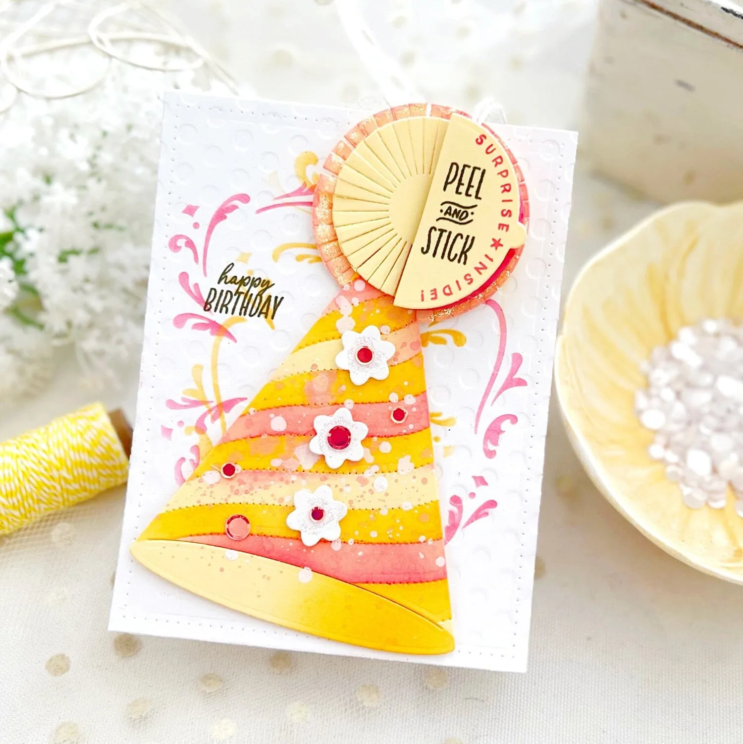 Hey Honeycomb Party Hat Die