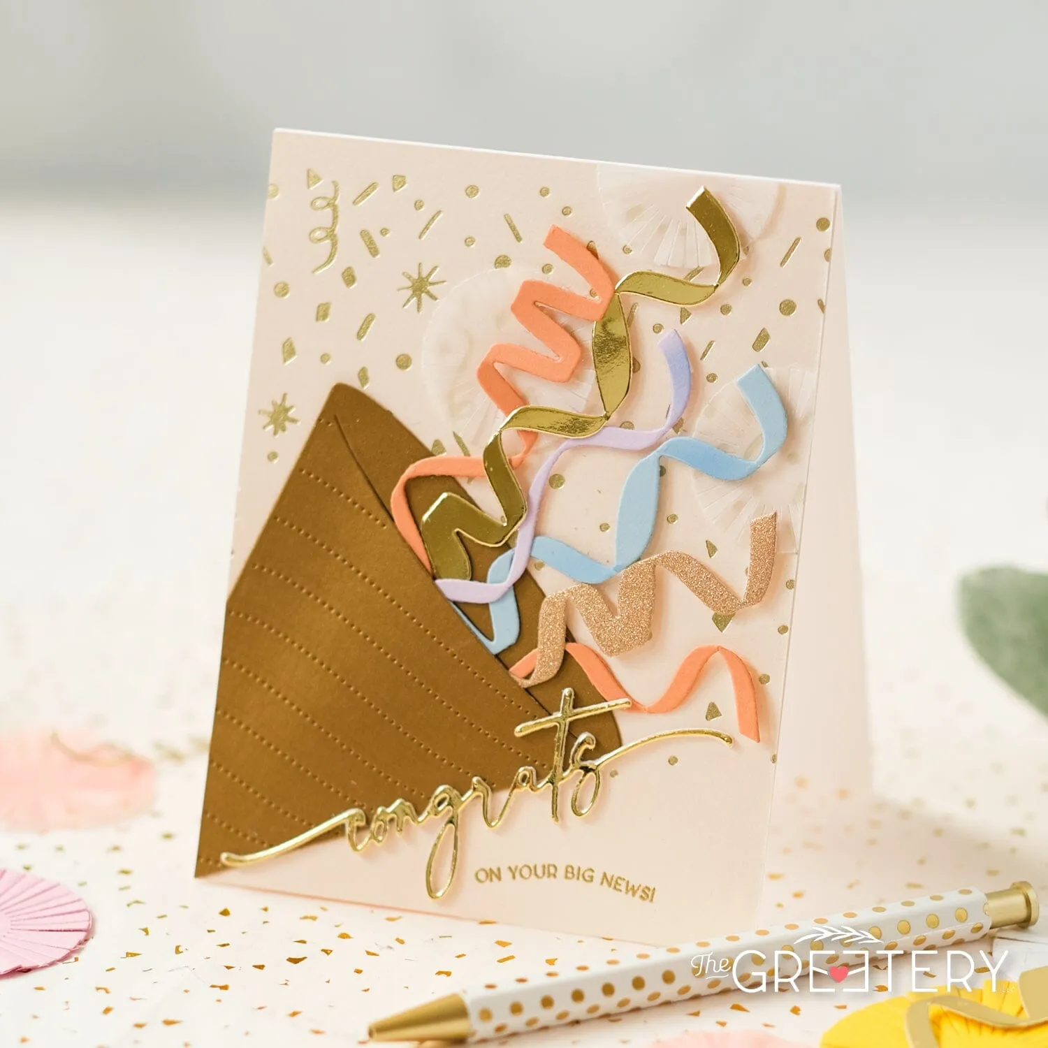 Hey Honeycomb Party Hat Die
