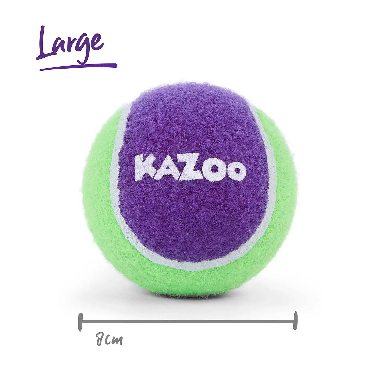 Kazoo Puncture-Proof Tennis Ball Asssorted Dog Toy