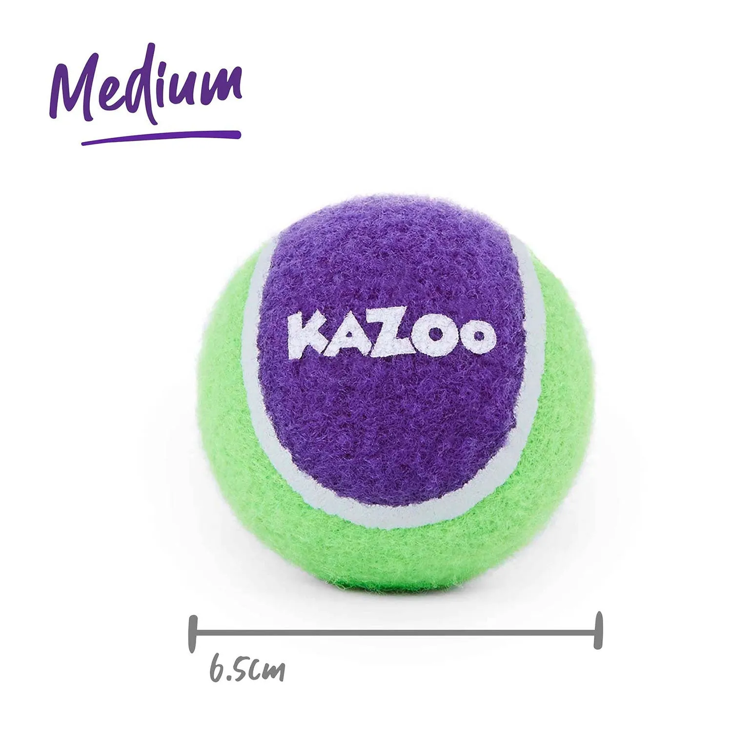 Kazoo Puncture-Proof Tennis Ball Asssorted Dog Toy