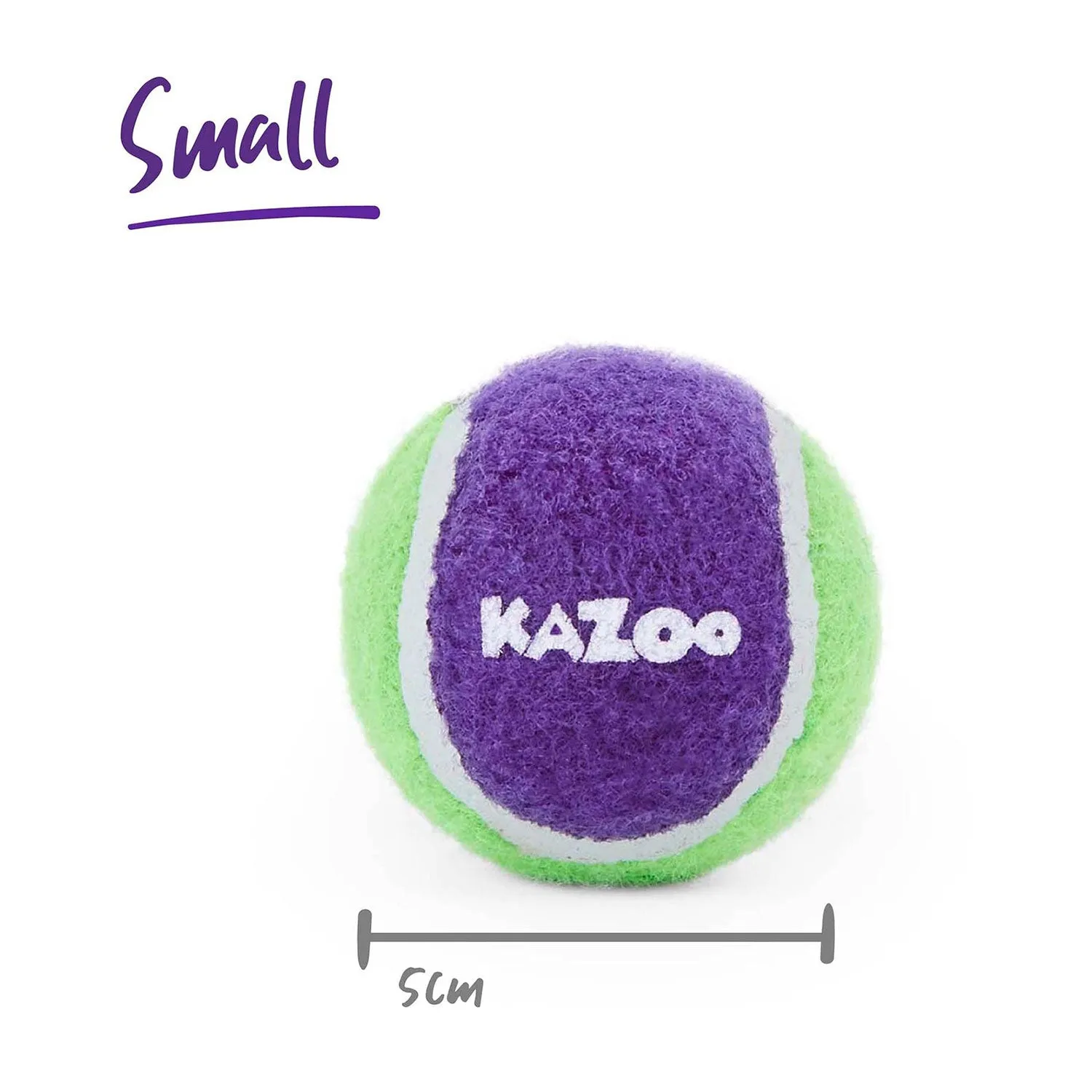 Kazoo Puncture-Proof Tennis Ball Asssorted Dog Toy