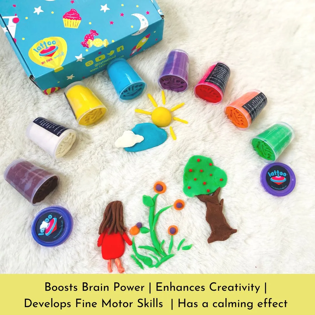 LattooLand Clay Dough - Set of 8 Colors