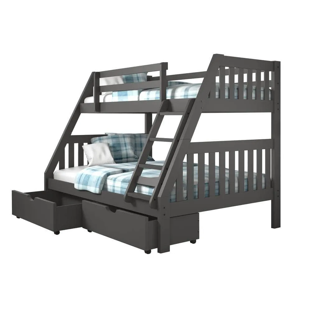 Lila Modern Bunk Bed with Storage