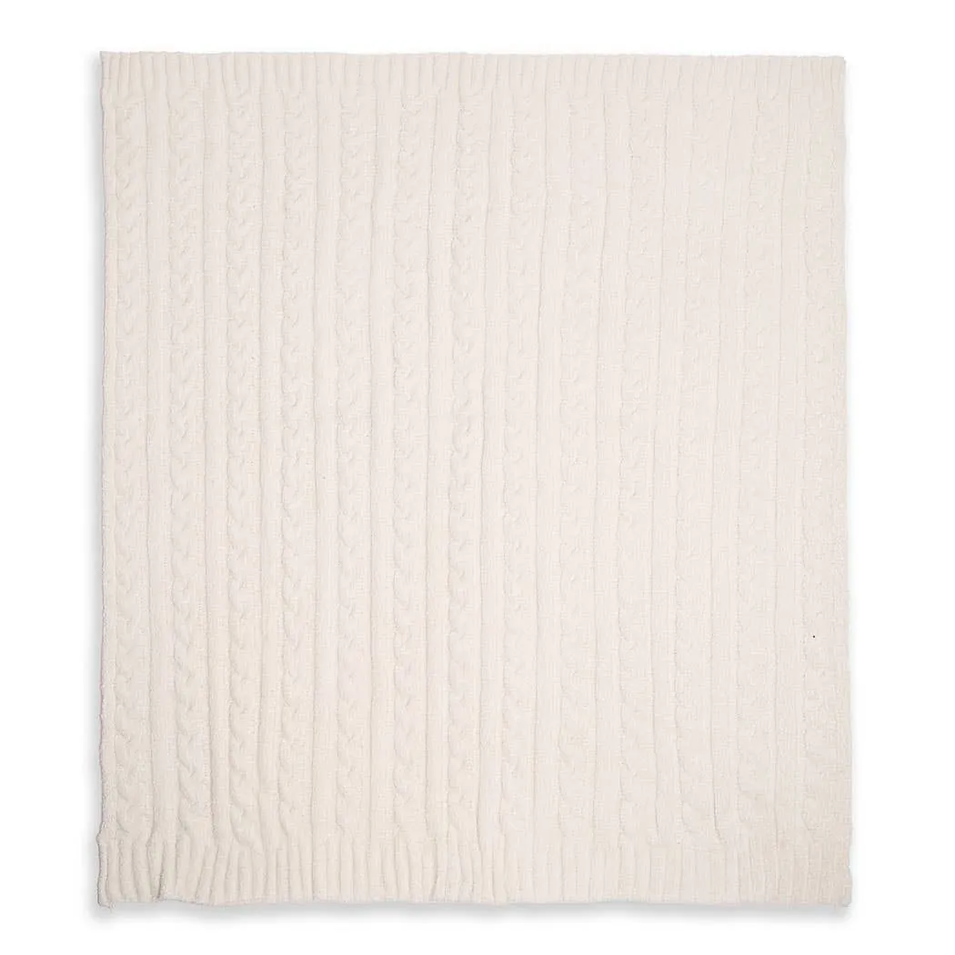 Luxury Cable Knit Soft Throw Blanket