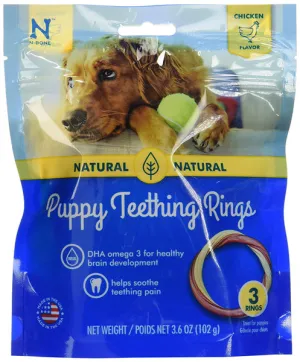 N-BONE - Puppy Teething Ring Chicken Flavor - 3 Pack