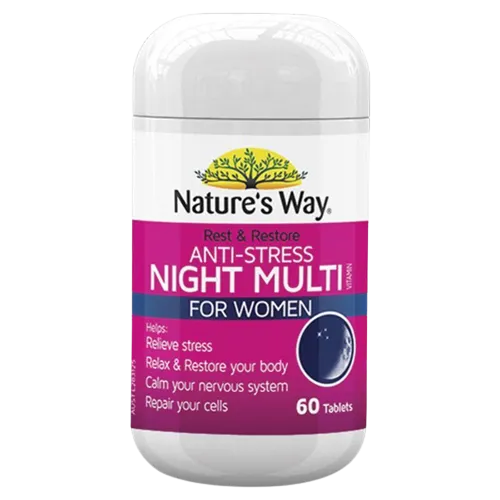 Nature's Way Anti-Stress Night Multi For Women 60Tab/BTL