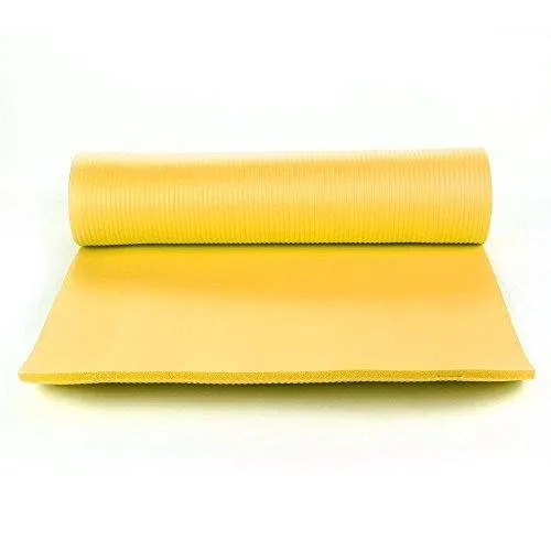 NBR Foam Yoga Mat 15mm Thick - Yellow