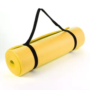 NBR Foam Yoga Mat 15mm Thick - Yellow