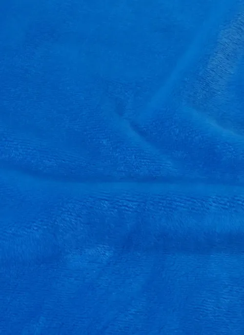 Neon Blue Minky Solid Baby Soft Fabric / 15 Yard Bolt / Free Shipping