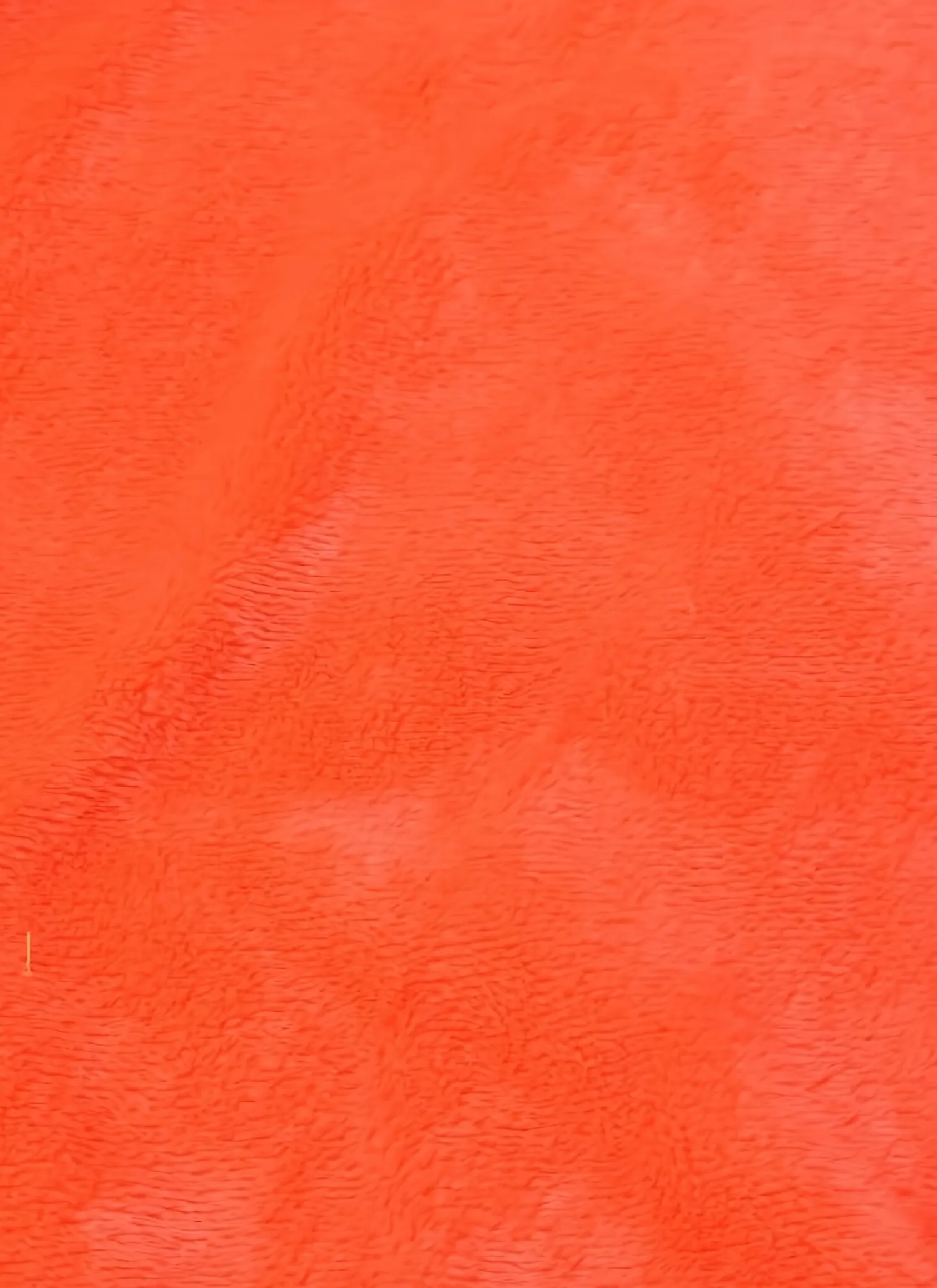 Neon Coral Minky Solid Baby Soft Fabric / Sold by the Yard