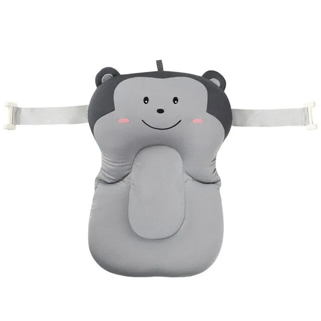 Newborn Bath Mat Non-Slip Bathtub Floating Pad Baby Bath Seat Cushion Bed Safety Security Bath Seat Support For Baby Care