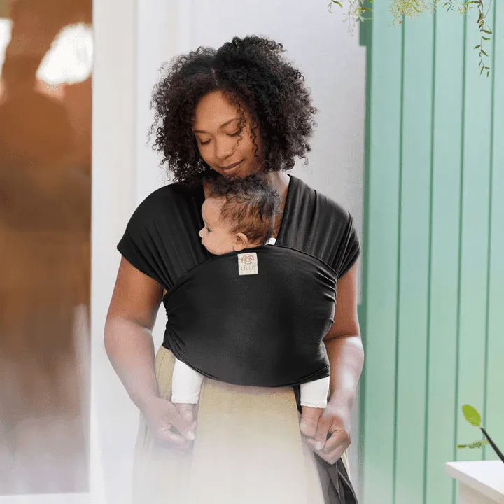 Newborn Wrap & Milestone Bundle - Black