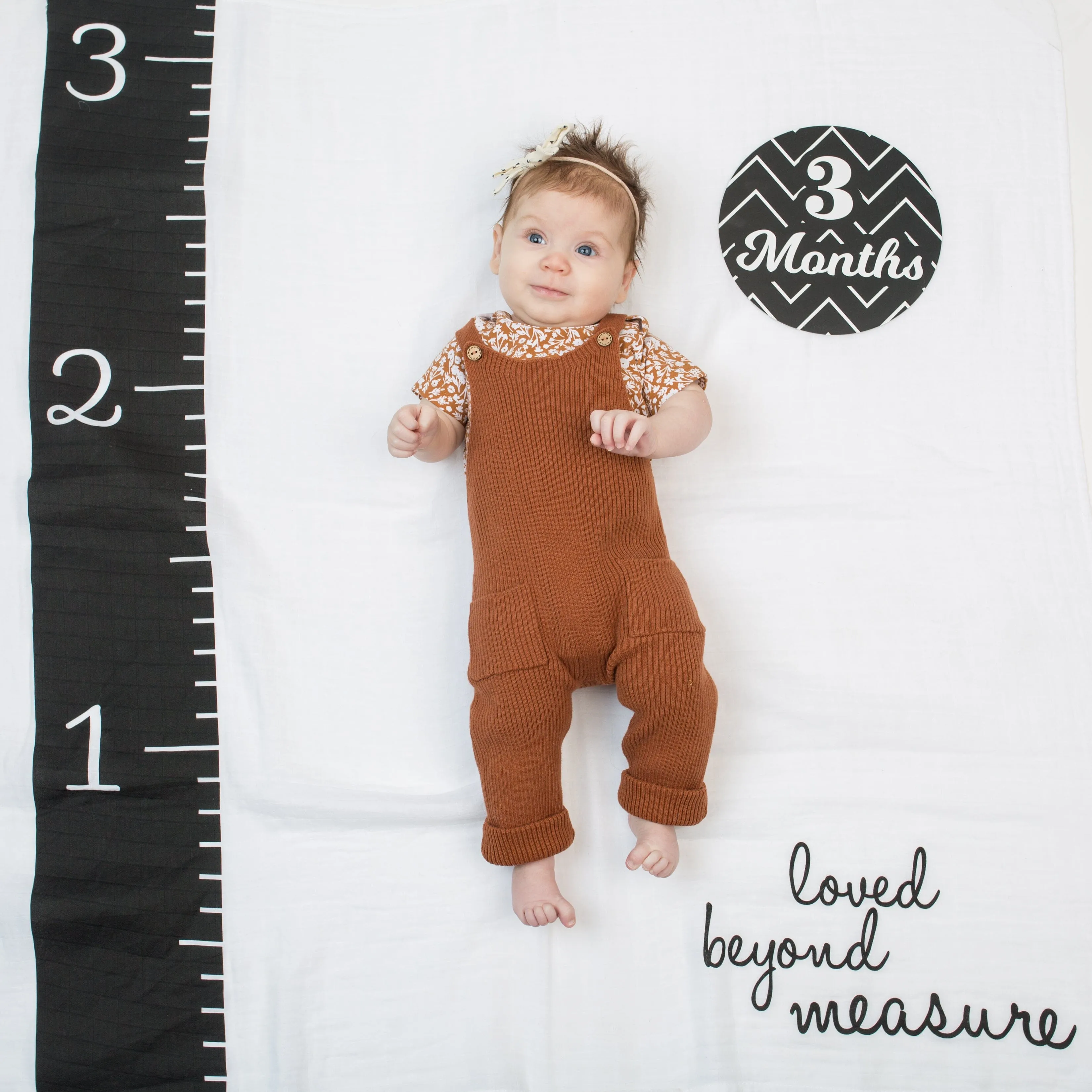 Newborn Wrap & Milestone Bundle - Black