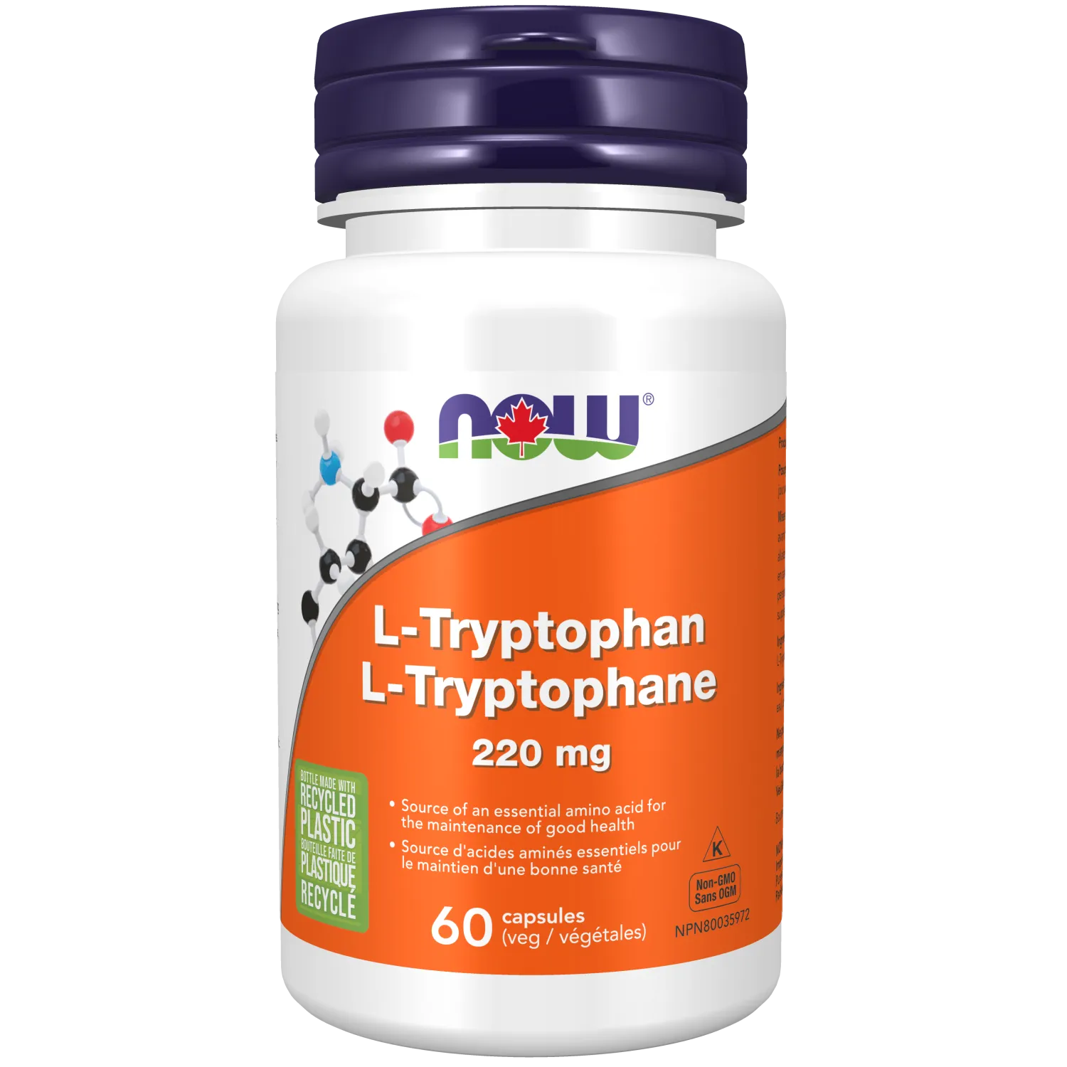 NOW® Supplements L-Tryptophan 220mg