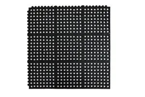 OnlyMat Rubber Flexible and Waterproof Interlocking Ring Hollow Mat