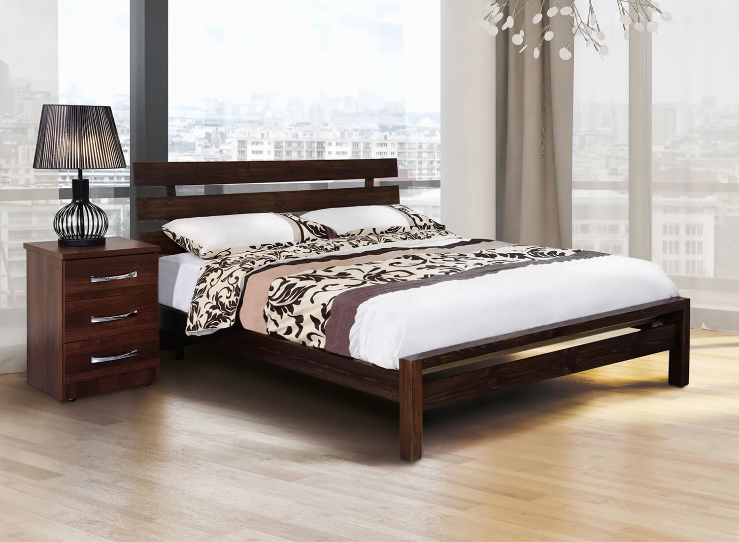 Paston Wooden Bed Frame - Custom