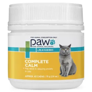 PAW Complete Calm Cat Chews 75g - 63pk