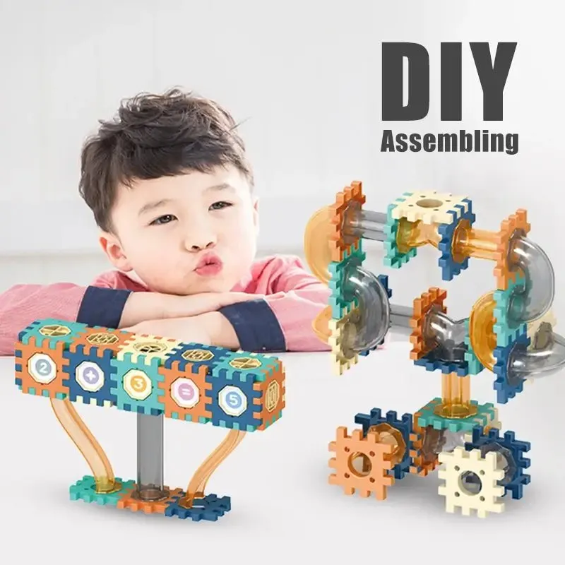Pipeline Rolling Ball Building Blocks | 246 Pieces