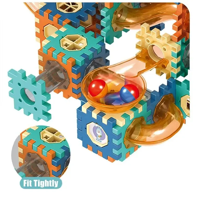 Pipeline Rolling Ball Building Blocks | 246 Pieces
