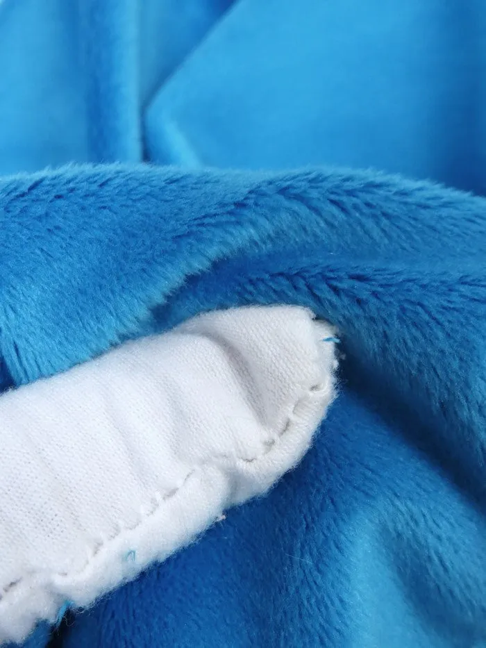Royal Blue Minky Solid Baby Soft Fabric