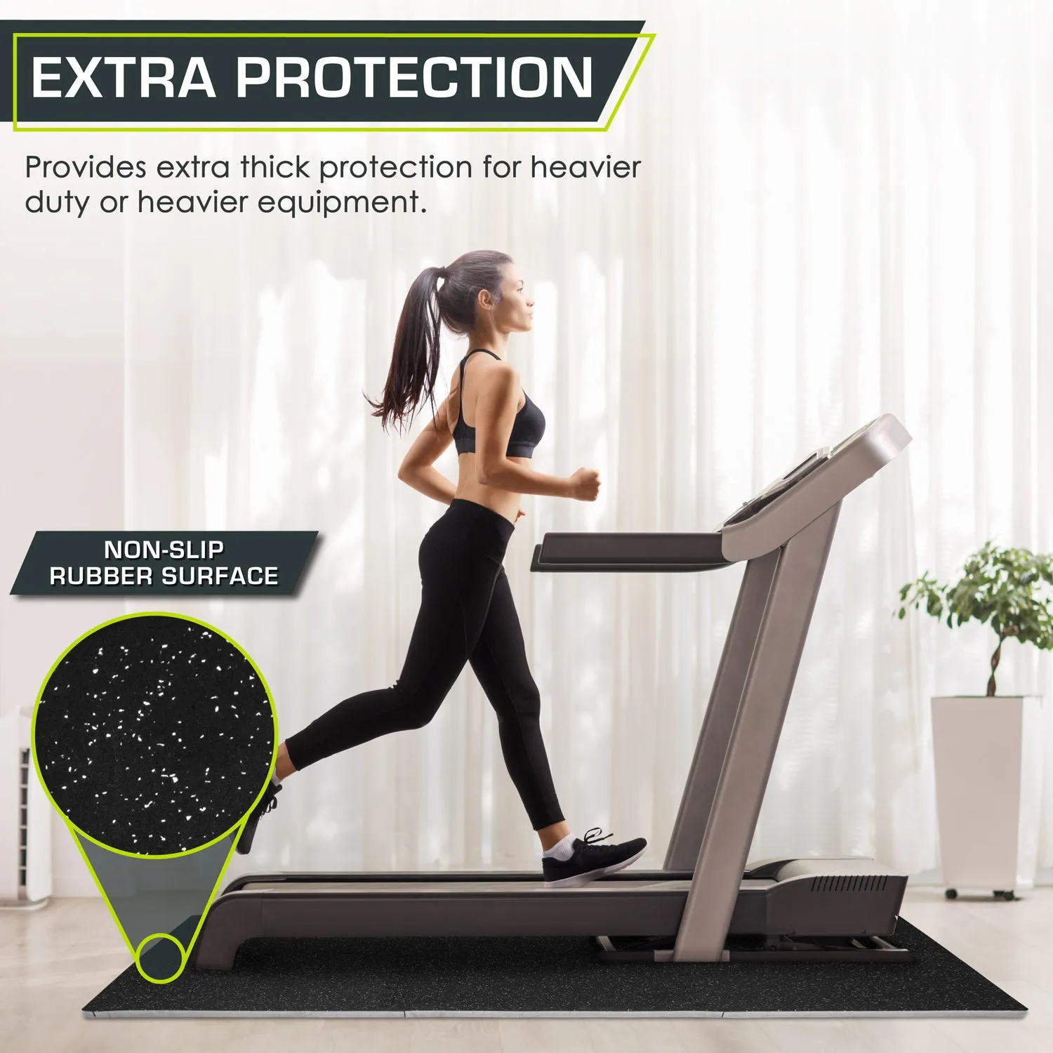 Rubber Top Exercise Puzzle Mat 3/4-in