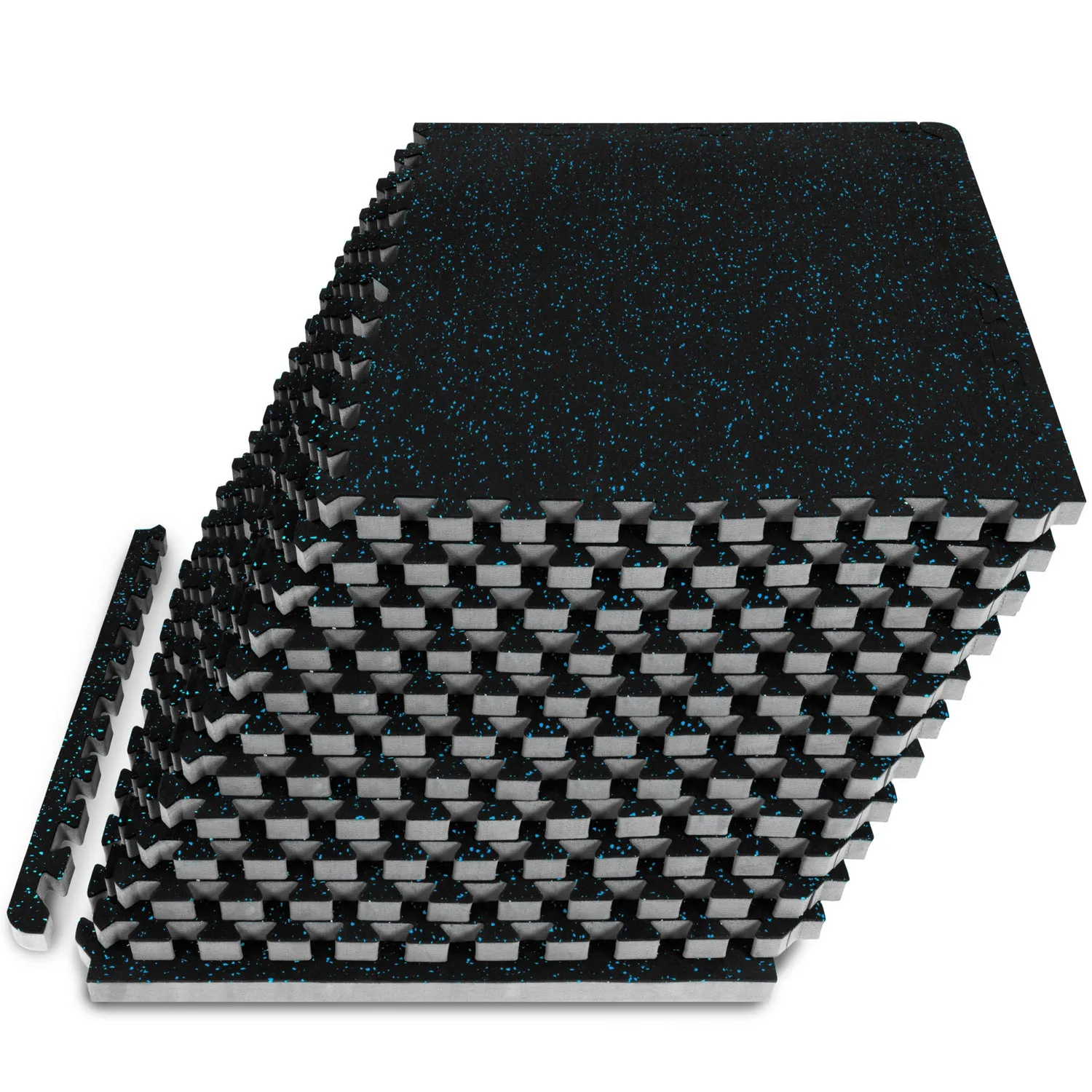 Rubber Top Exercise Puzzle Mat 3/4-in