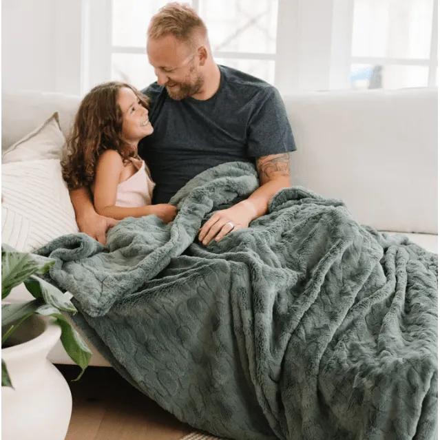 Saranoni Patterned Faux Fur Throw Blankets