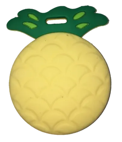 Silli Fruits Bandana Bib Set with Pineapple Teether & Strap