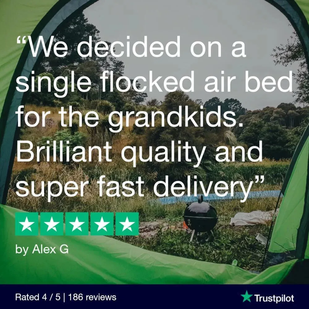 Single Flocked Airbed
