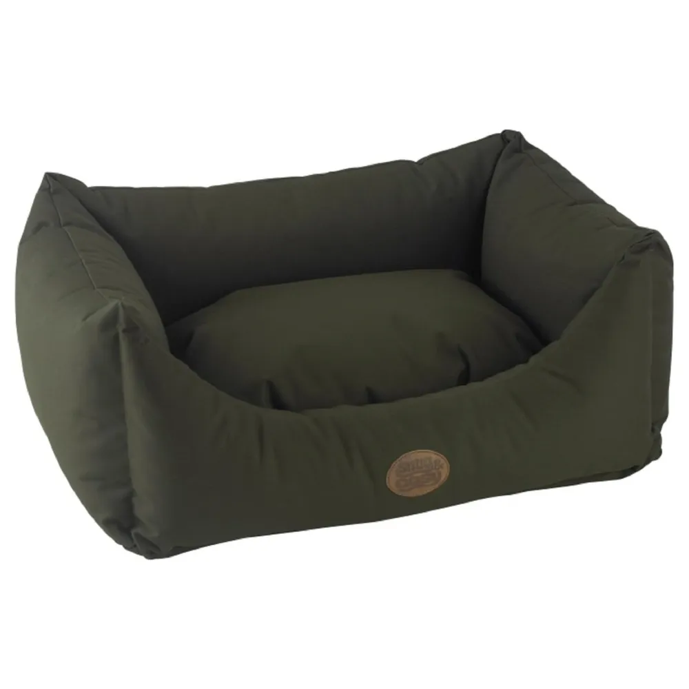Snug & Cosy Bed - Pescara Rectangle Waterproof - Dog Bed - Green