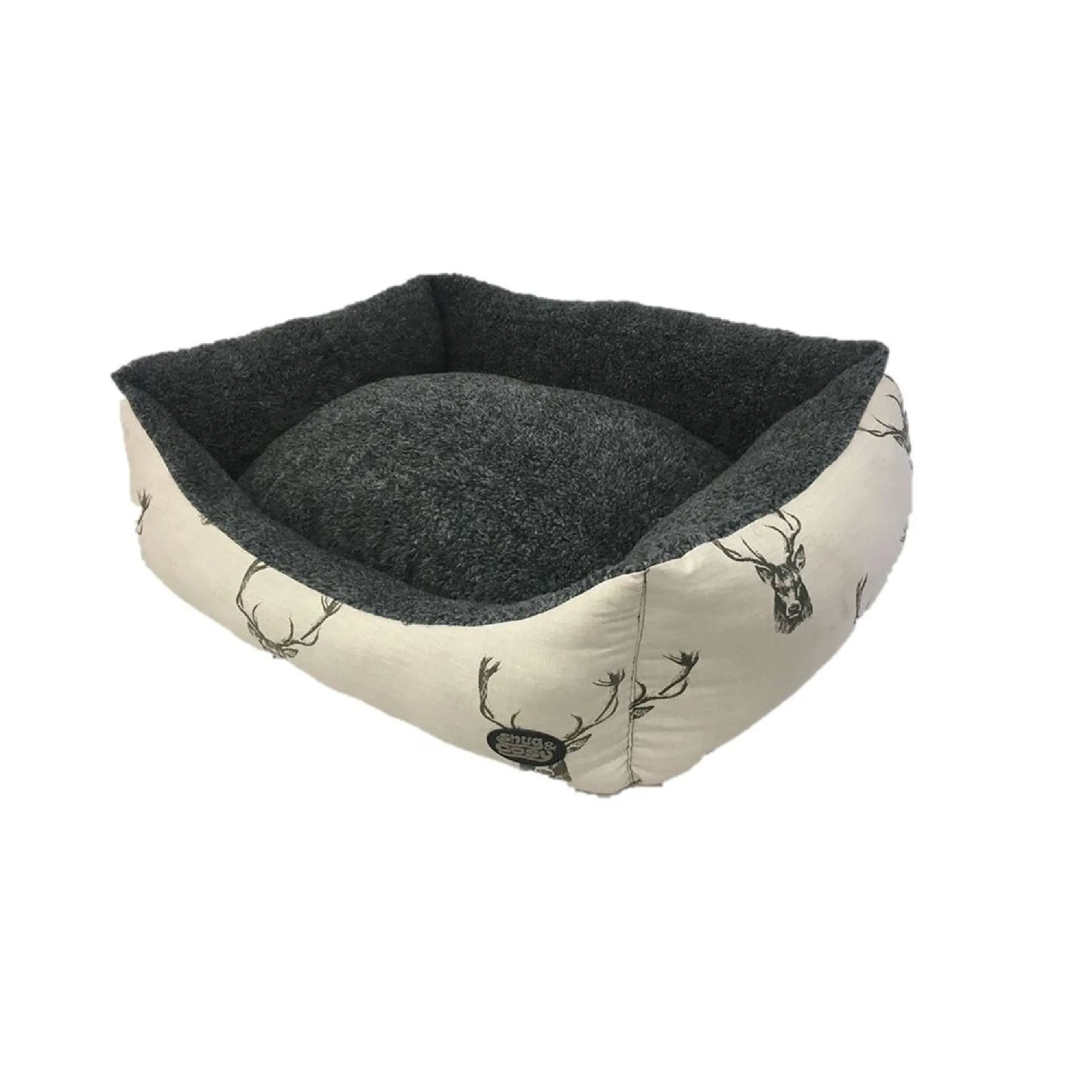 Snug & Cosy Deluxe Deer Dog Bed