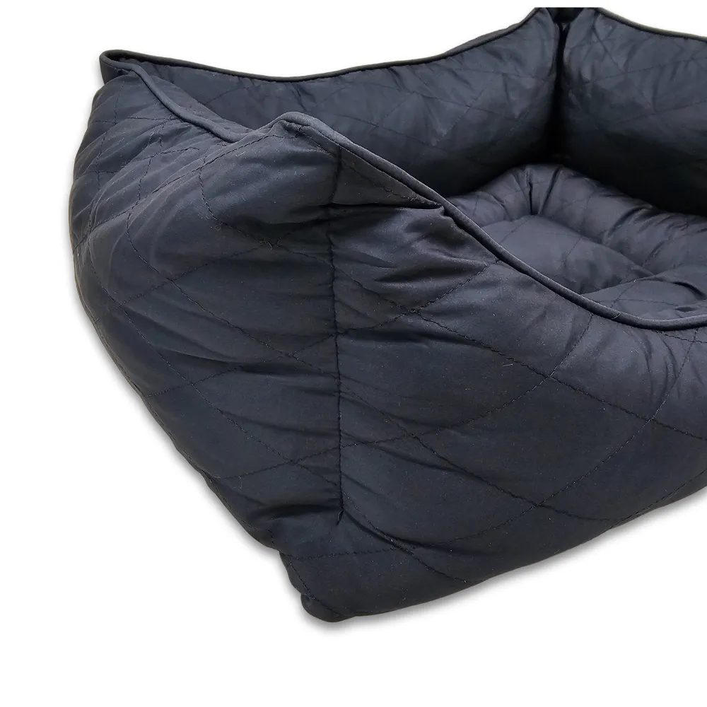 Snug & Cosy - Winchester Quilted Navy - Dog Bed