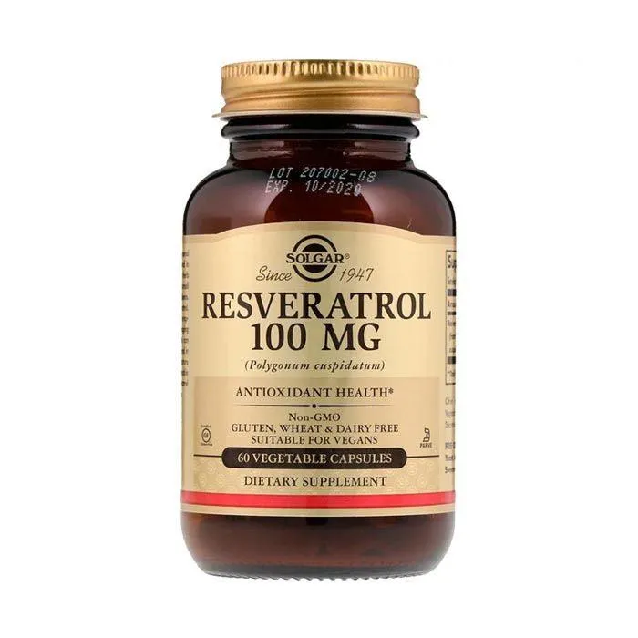 Solgar Resveratrol 100 mg 60's