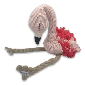 Stuffed Crocheted Flamingo