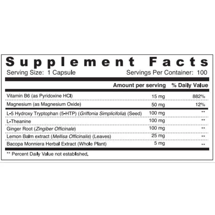 Sunshine Nutrition Relax 100's Vegetable Capsules