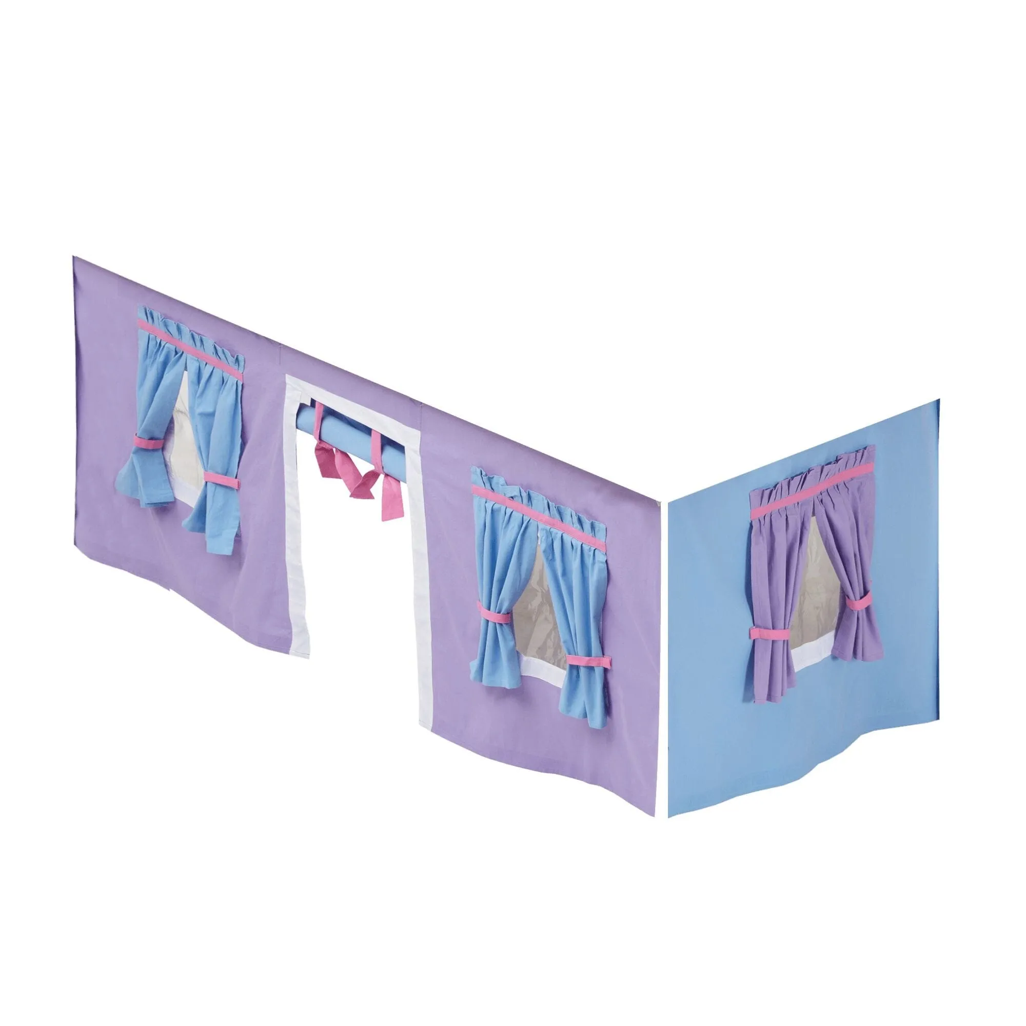 Twin Low Loft / Bunk Under Bed Curtain