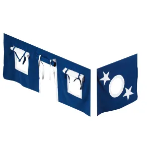Twin Low Loft / Bunk Under Bed Curtain