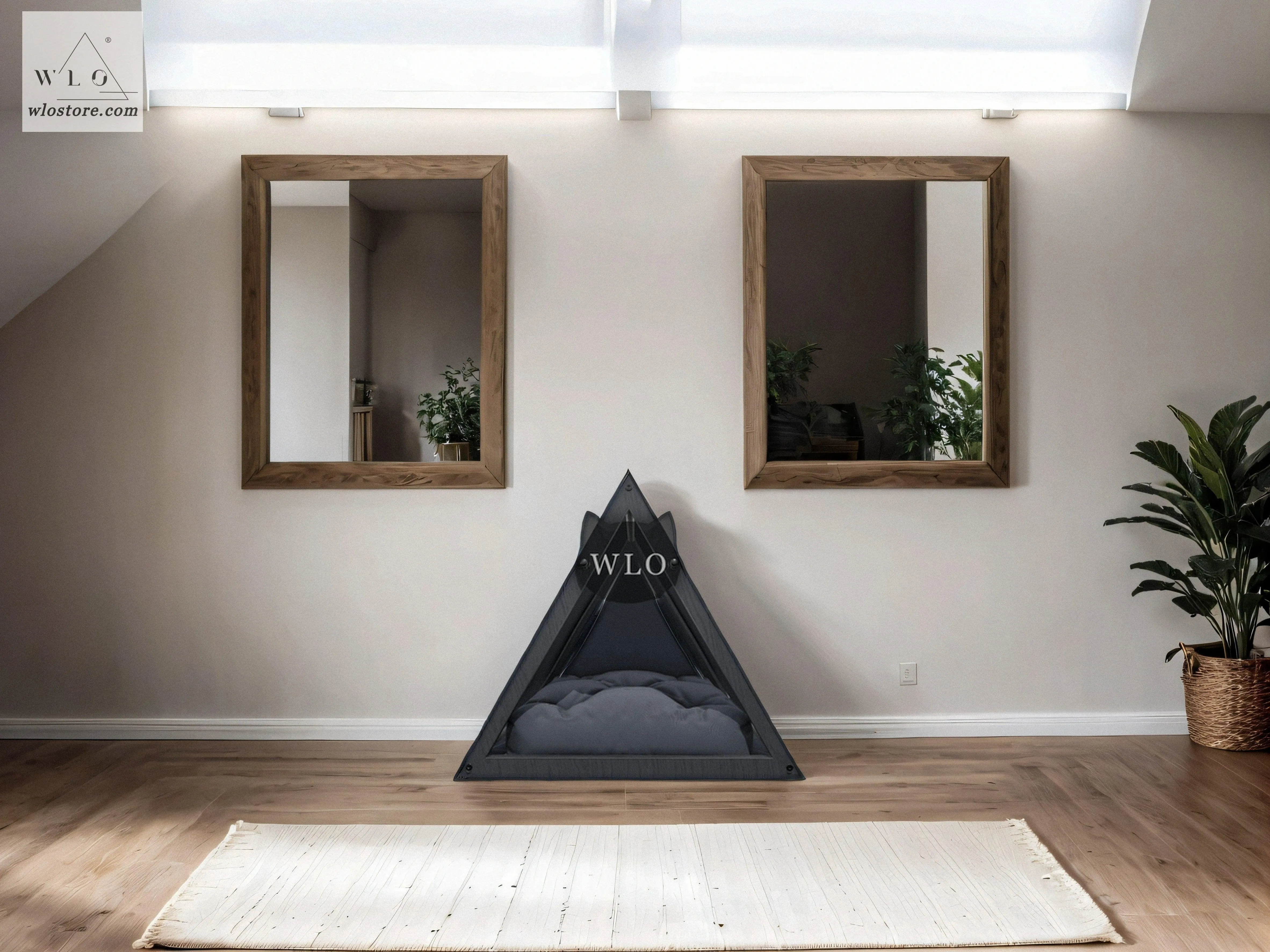 WLO® Gray Lakota Modern Cat Bed
